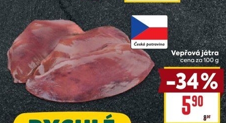 Játra vepřová
