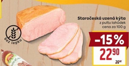 Staročeská kýta uzená