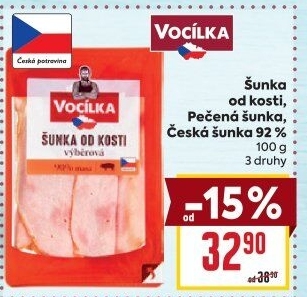 Šunka od kosti Vocílka
