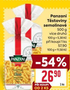 Těstoviny Panzani