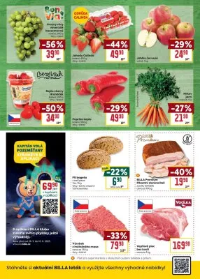 akční leták BILLA 28.4.2025-4.5.2025