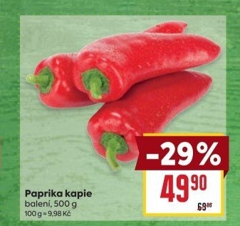 Paprika červená kapie