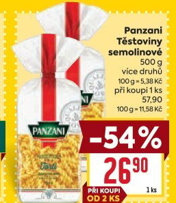 Těstoviny Panzani