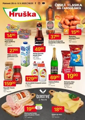 akční leták Hruška 29.4.2025-5.5.2025