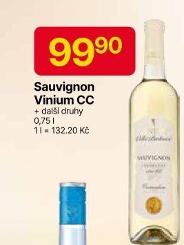 Víno Sauvignon Vinium Velké Pavlovice