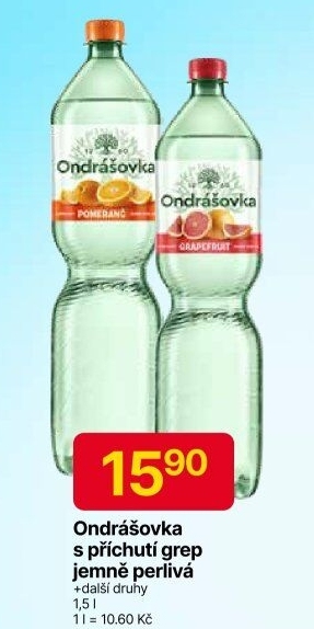 Voda ochucená Ondrášovka