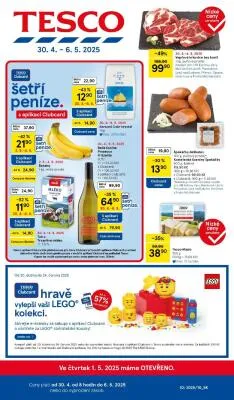 akční leták Tesco 30.4.2025-6.5.2025
