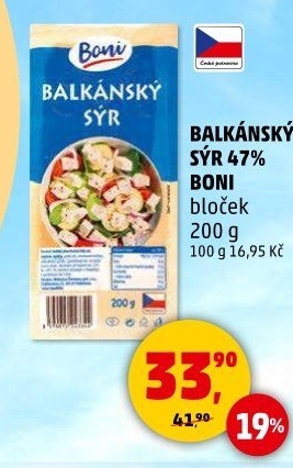 Balkánský sýr Boni