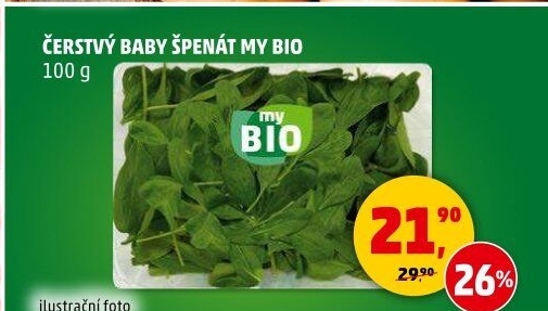 Špenát baby My BIO