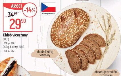 Chléb vícezrnný