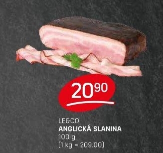 Anglická slanina LE&amp