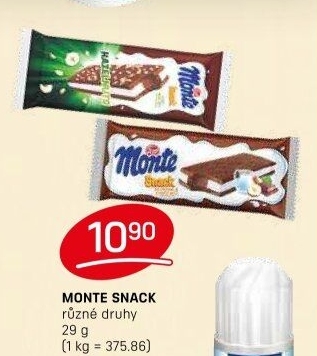 Dezert mléčný Monte Snack Zott