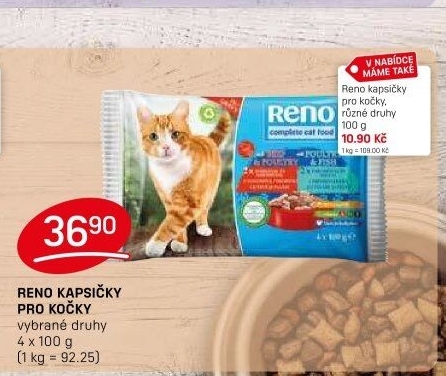 Kapsičky pro kočky Reno