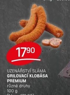 Klobása grilovací premium Sláma