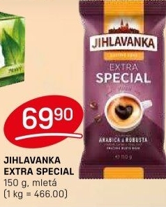 Mletá káva extra speciál Jihlavanka