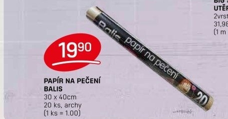 Papír na pečení Balis