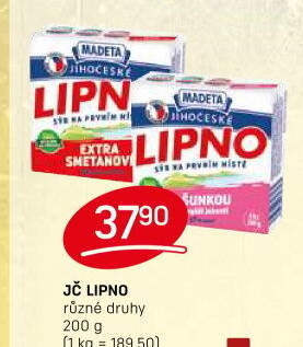 Tavený sýr Jihočeské Lipno Madeta