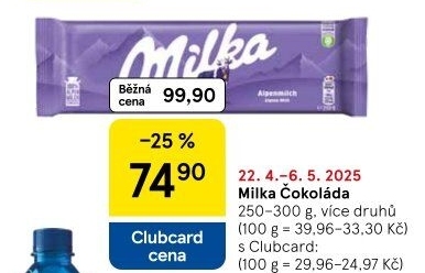 Čokoláda Milka
