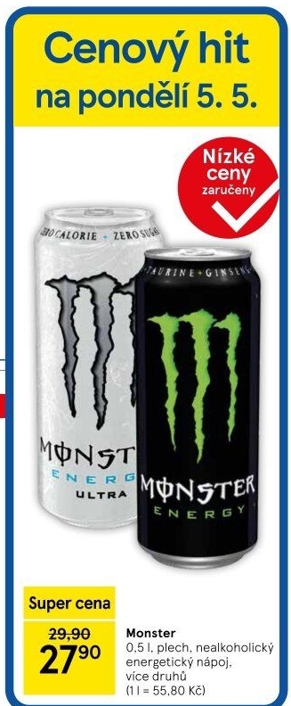 Energetický nápoj Monster Energy
