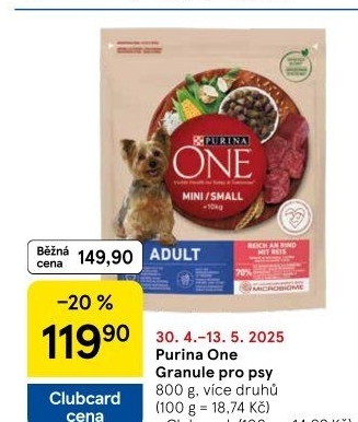 Granule pro psy One Purina