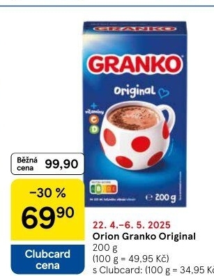 Instantní kakao Granko Orion