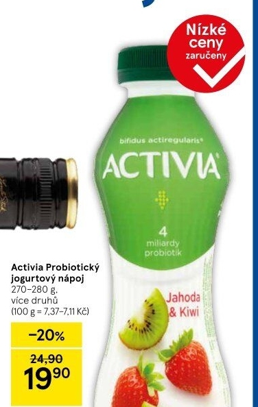 Jogurtový nápoj Activia Danone