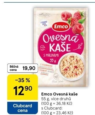 Kaše ovesná Emco
