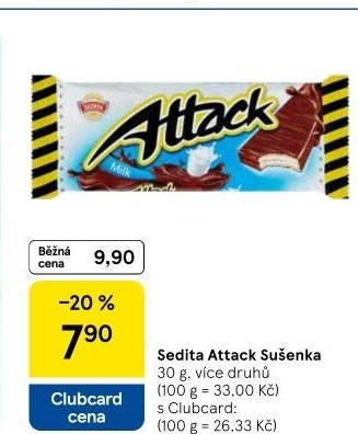 Oplatky Attack Sedita