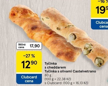 Pečivo tyčinka sýrová