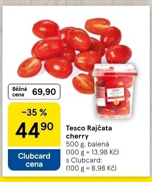 Rajčata cherry Tesco