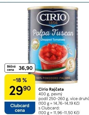 Rajčata Cirio