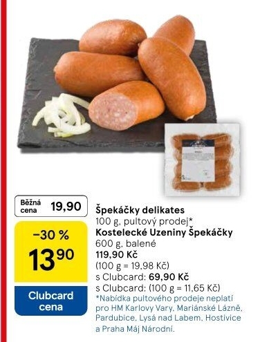 Špekáčky Delikates