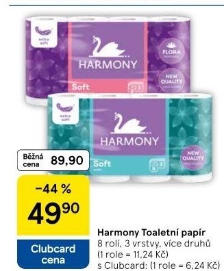 Toaletní papír 3vrstvý Harmony