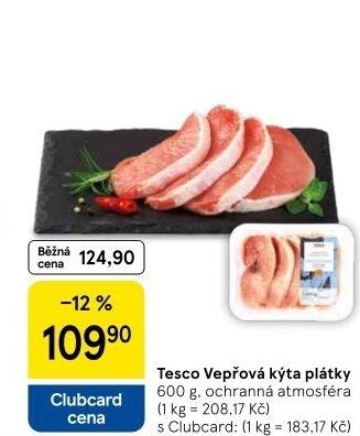 Vepřová kýta bez kosti Tesco
