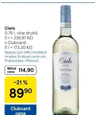 Víno Cielo