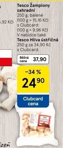 Žampiony zahradní Tesco