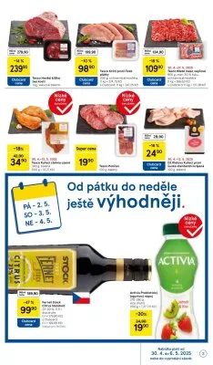 akční leták Tesco 30.4.2025-6.5.2025