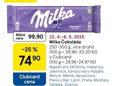 Čokoláda Milka