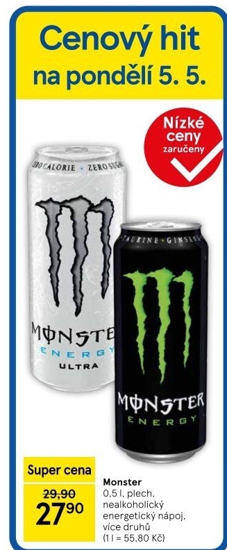 Energetický nápoj Monster Energy