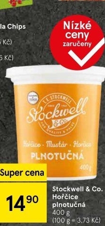 Hořčice plnotučná Stockwell &amp