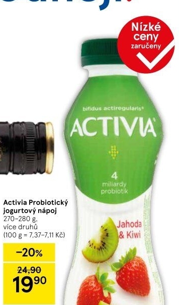 Jogurtový nápoj Activia Danone