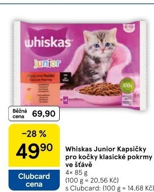 Kapsičky pro kočky Whiskas