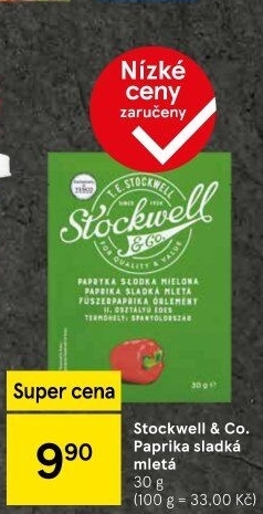 Koření Paprika sladká mletá Stockwell &amp