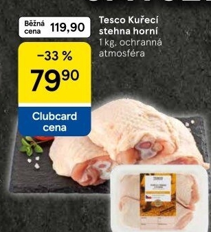 Kuřecí stehna Tesco