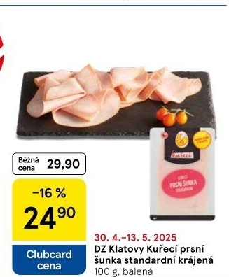 Kuřecí šunka prsní standard DZ Klatovy