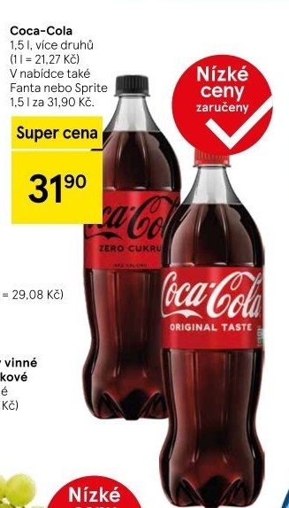 Limonáda Coca Cola