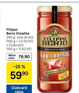 Omáčky Filippo Berio