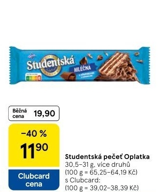 Oplatka Studentská pečeť Orion