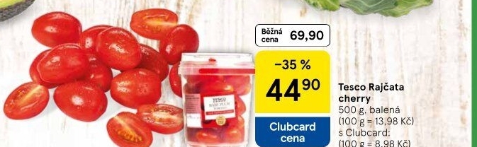 Rajčata cherry Tesco