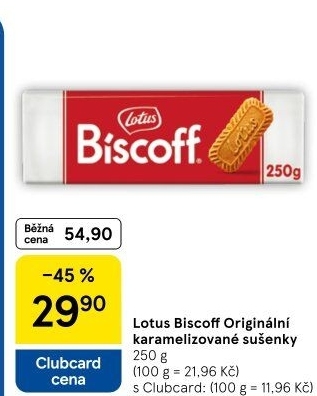 Sušenky Biscoff Lotus